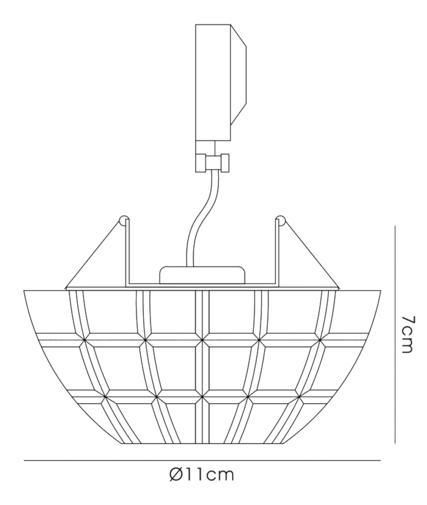 IL31840CH  Ria Crystal G9 Dome Downlight